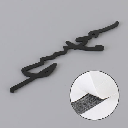 Car Personalized Aluminum Alloy Decorative Stickers, Size: 16x3.5x04cm