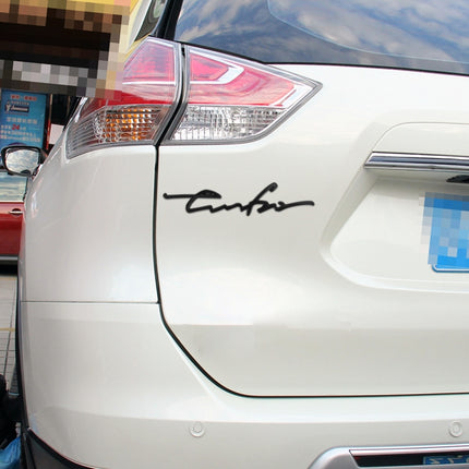 Car Personalized Aluminum Alloy Decorative Stickers, Size: 16x3.5x04cm