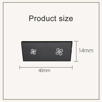For BMW 3 Series E84 E90 F25 X3 Car Air Conditioner Panel Switch Button Air Volume Key without OFF 6411 9344 143-MA, Air Volume Key