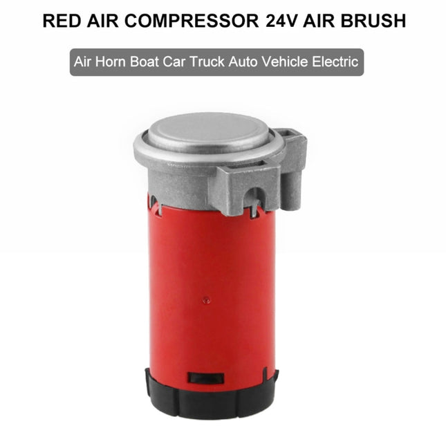 24V Portable Car Air Horn Air Compressor, 24V