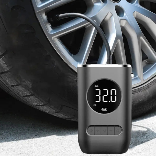 Car Portable Mini Wireless Digital Display Tire Inflator Pump, Digital Display