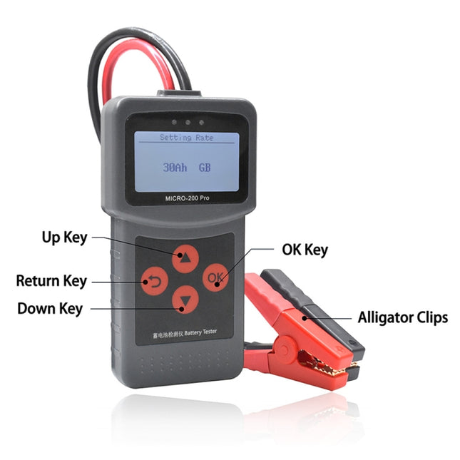 MICRO-200 PRO Car Battery Tester Battery Internal Resistance Life Analyzer, Western European Version, MICRO-200 PRO, Western European