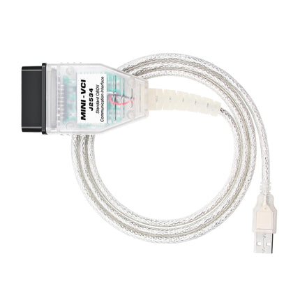 USB to OBD2 16 Pin MINI VCI FT232RL Single Diagnostic Cable for Toyota TIS Techstream, FT232RL