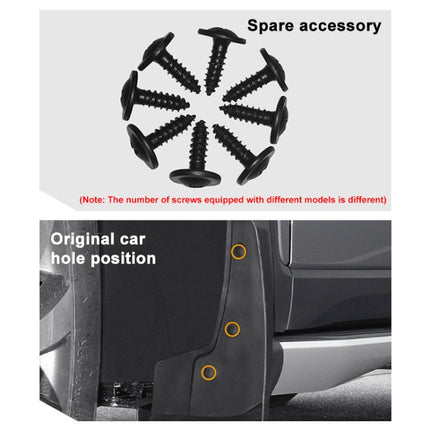 For Volkswagen Touareg 2011-2018 4pcs/Set Car Auto Soft Plastic Splash Flaps Fender Guard, For Volkswagen Touareg 2011-2018