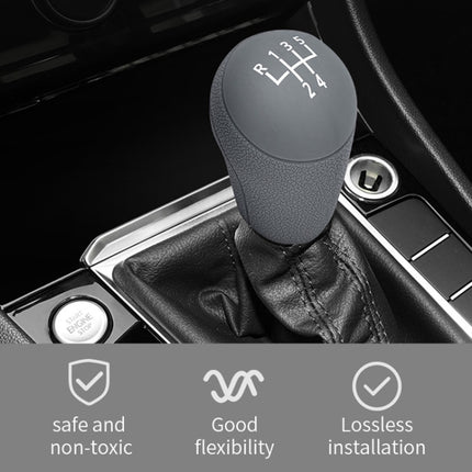 For Volkswagen 6-speed Car Silicone Dustproof Shift Knob Gear Protective Cover