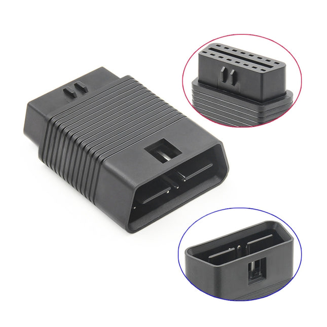 16 Pin Male to Female Adapter Car OBD2 Straight Extension Cable, 16 Pin Male to Female