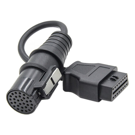 For Iveco 30 Pin Male to OBDII 16 Pin Female Truck Adapter Cable, For Iveco