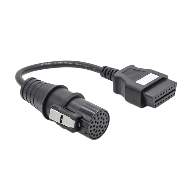 For Iveco 30 Pin Male to OBDII 16 Pin Female Truck Adapter Cable, For Iveco