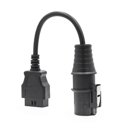 For Iveco 30 Pin Male to OBDII 16 Pin Female Truck Adapter Cable, For Iveco