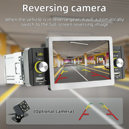 158W 5 inch Allwinner Melis F133 Car MP5 Player, Support CarPlay / BT / USB / FM