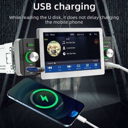 158W 5 inch Allwinner Melis F133 Car MP5 Player, Support CarPlay / BT / USB / FM