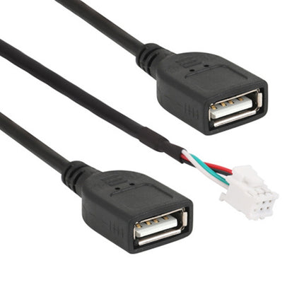 Palminfo Android Navigation 6 Pin Dual USB Connection Wiring Harness, 6 Pin Dual USB