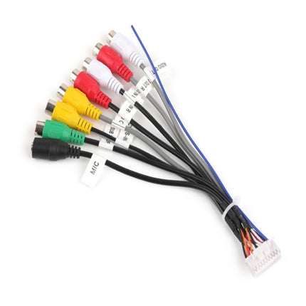 Palminfo Android Navigation 20-pin Audio Microphone Cable RCA Bass Amplifier Line, Microphone Cable