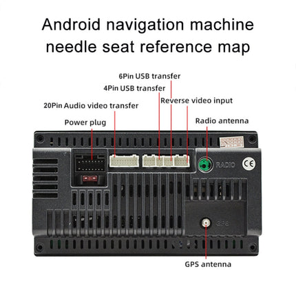 Palminfo Android Navigation 20-pin Audio Microphone Cable RCA Bass Amplifier Cable, Amplifier Cable