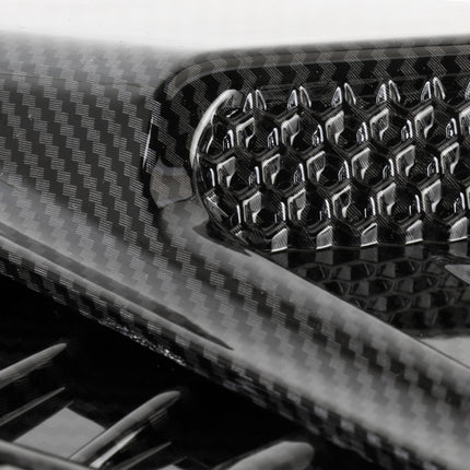 HD-713 1 Pair Car Hood Decorative Stickers Fender Air Vents Sticker(Carbon Fiber), Carbon Fiber