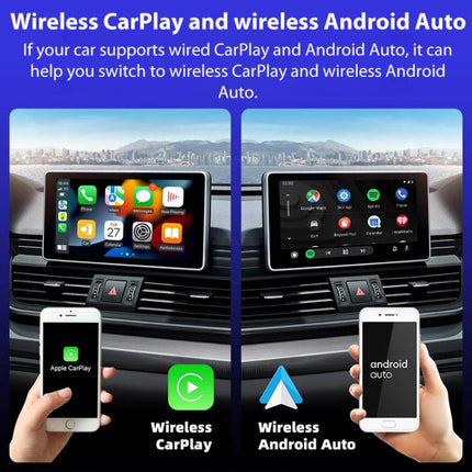 Car Intelligent AI Box Original Car Wired to Wireless Android Auto, Android Auto