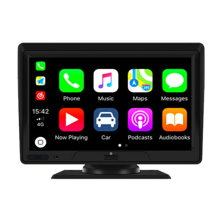 P702D 7 inch Portable Touch Display Wireless Car Navigator Dual-lens Smart Driving Recorder, P702D