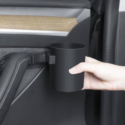 For Tesla Model Y / 3 2pcs / Set Car Door Main & Passenger Driver Water Cup Storage Holder, 2pcs / Set