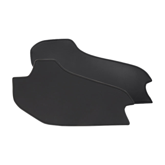 For Tesla Model Y 2pcs / Set Car Center Console Inside Leather Anti-kick Pad, Center Console Inside Anti-kick Pad