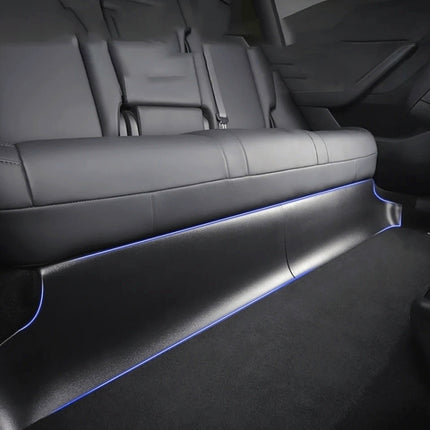 For Tesla Model Y 2pcs / Set Car Rear Seat Lower Protection Panel, Rear Seat Lower Protection Panel