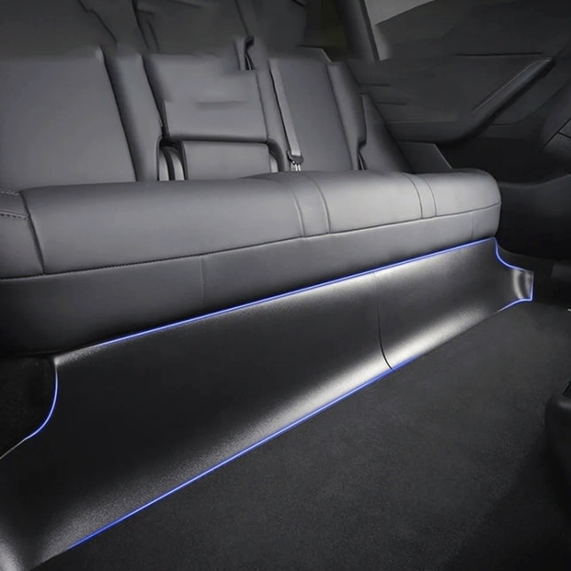 For Tesla Model Y 2pcs / Set Car Rear Seat Lower Protection Panel, Rear Seat Lower Protection Panel