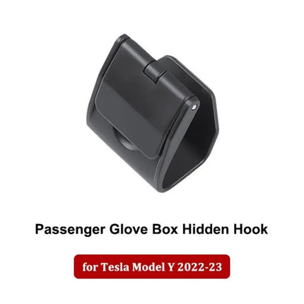 For Tesla Model Y 2022-2023 Car Co-pilot Glove Box Hidden Hook, Co-pilot Glove Box Hook