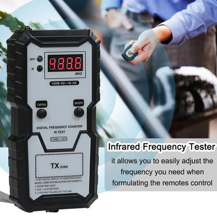 CNBJ-501 100M-1GHz Infrared Frequency Tester, CNBJ-501
