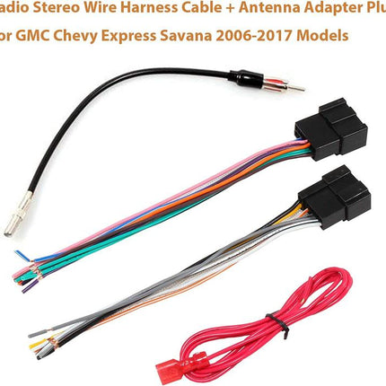 Stereo Radio Wiring Harness with Antenna Adapter for Chevrolet Captiva / GMC, For Chevrolet Captiva / GMC