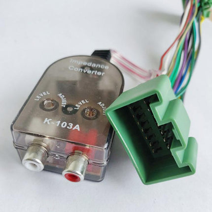 Subwoofer Harness & Amplifier Adapter High to Low Converter Wiring Harness for Buick / GM / GMC / Chevrolet, For Buick / GM / GMC / Chevrolet