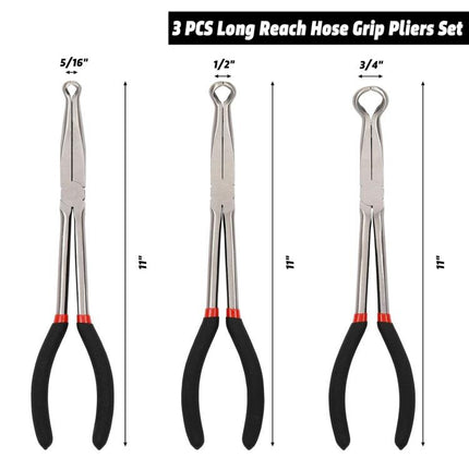 Extended Pointed Nose O-ring Pliers, Size: 3/4 inch, 3/4 inch