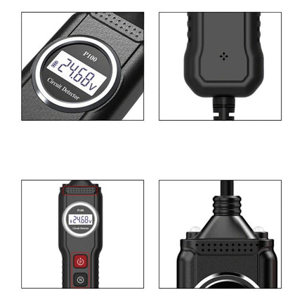 P100 5V-40V Electric Circuit Tester, Two Power Supply, Cable Length: 1.53m, P100