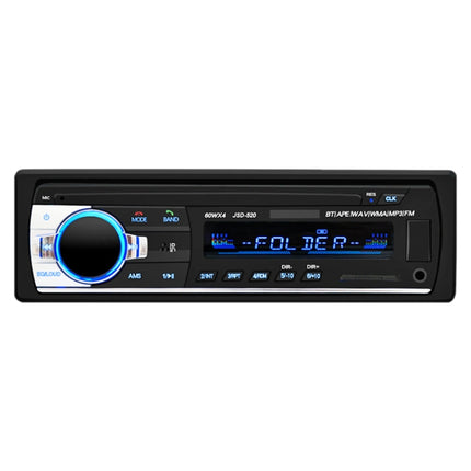 JSD-520 Car Stereo Radio MP3 Audio Player Support Bluetooth Hand-free Calling / FM / USB / SD, EU Plug Version, JSD-520, EU Plug Version