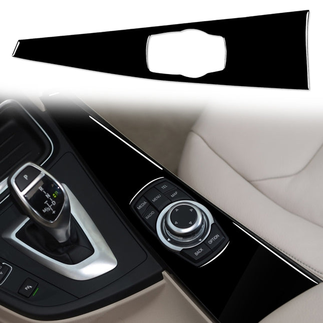 Car Left Drive Multimedia Panel Decorative Sticker for BMW Series 3 F30 2013-2018 / Series 3GT F34 2014-2018 / Series 4 F33 F34 F36 2014-2018