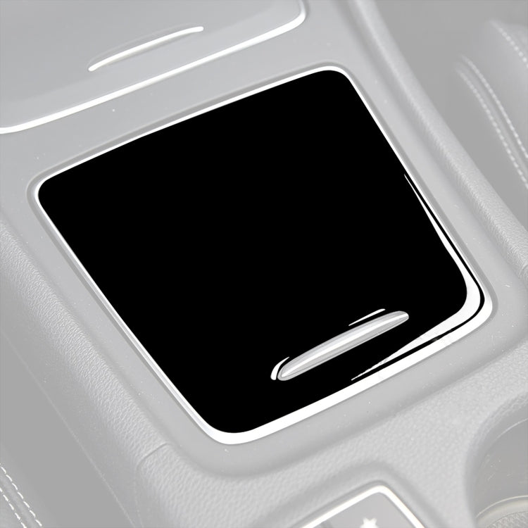 Car Central Storage Box Cover Decorative Sticker For Mercedes-Benz A-class 2013-2018 / CLA 2013-2017 / GLA 2015-2018, Left and Right Drive Universal