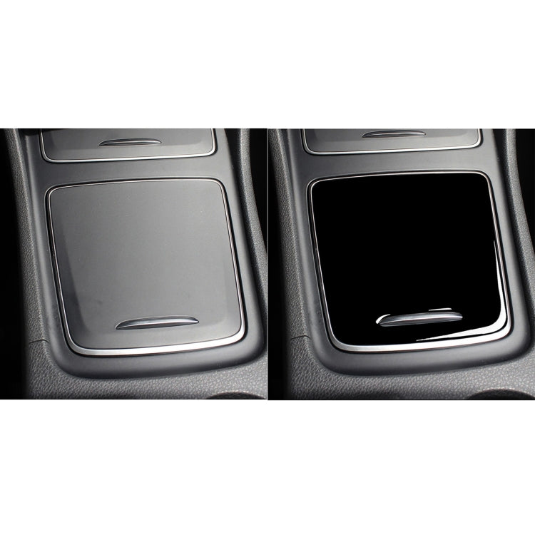 Car Central Storage Box Cover Decorative Sticker For Mercedes-Benz A-class 2013-2018 / CLA 2013-2017 / GLA 2015-2018, Left and Right Drive Universal