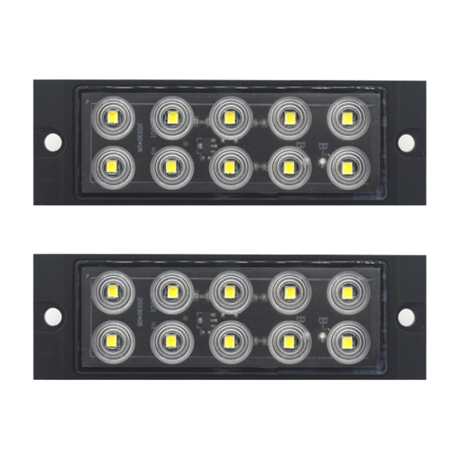 2pcs Car / Truck 10LEDs Side Marker Indicator Lights Bulb Lamp, MK-017(Orange), MK-017 (Red), MK-017 (White)