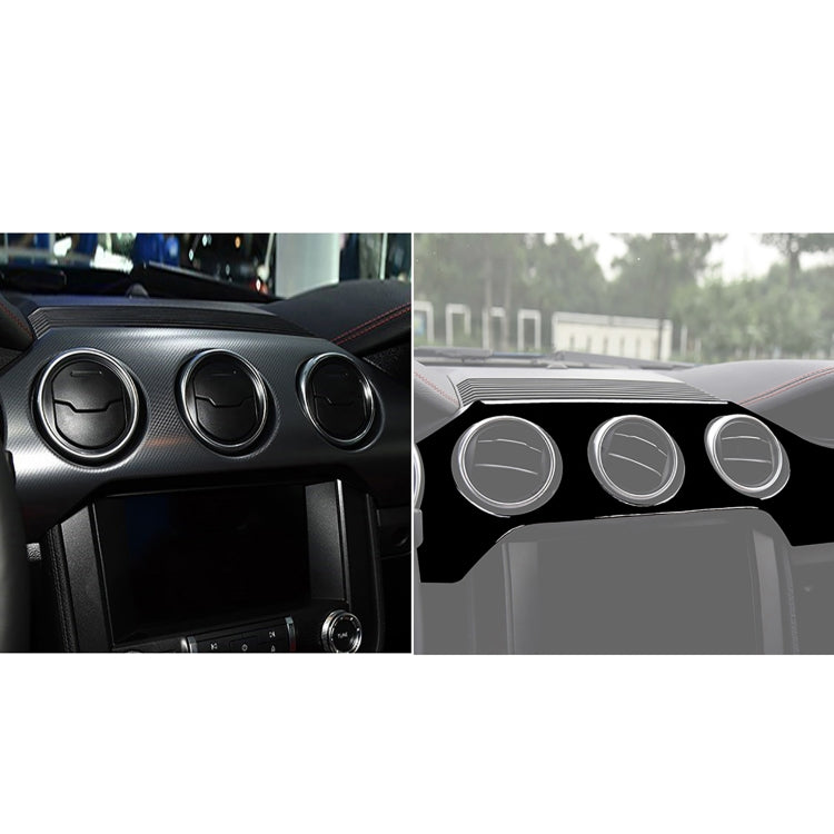 For Ford Mustang 2015-2020 Car Dashboard Panel Set Decorative Sticker, Left Drive