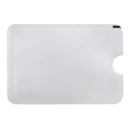 100pcs Aluminum Foil Anti Theft RFID Blocking Sleeve Card Protector, Size: 9.1*6.3cm, RFID Blocking Sleeve 100pcs