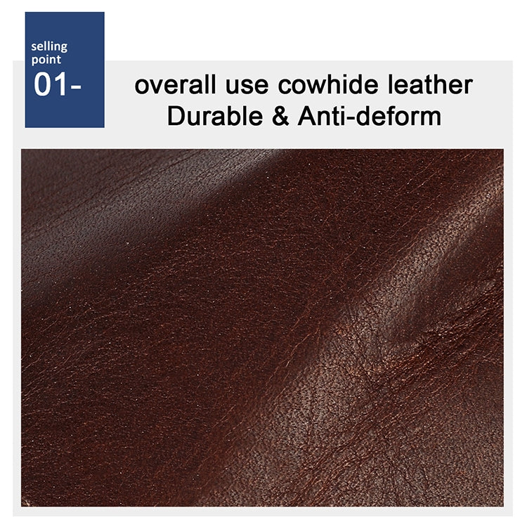 8020 Horizontal Retro Crazy Horse Texture Leather Anti-magnetic RFID Wallet Clutch Bag for Men, with Card Slots