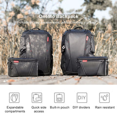 PGYTECH P-CB-020 2 in 1 Waterproof  Shockproof Outdoor Dual Shoulders Backpack + Single Shoulder Bag