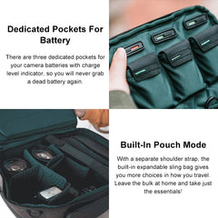 PGYTECH P-CB-020 2 in 1 Waterproof  Shockproof Outdoor Dual Shoulders Backpack + Single Shoulder Bag
