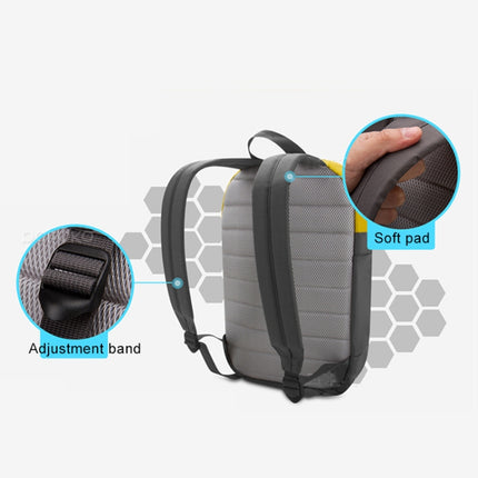 POFOKO XY Series 14-15.4 inch Fashion Color Matching Multi-functional Backpack Computer Bag, Size: M