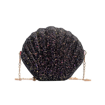 Shell Shape Fashion Sequined Single Shoulder Crossbody Bag