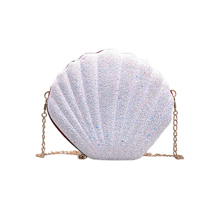 Shell Shape Fashion Sequined Single Shoulder Crossbody Bag