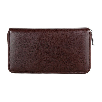 Antimagnetic RFID Large Capacity Long Style Genuine Leather Passport Package / Multifunctional and Many Card Slots Card Package