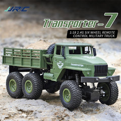 JJR/C 1:18 2.4Ghz 4 Channel Remote Control Dongfeng 7 Six-wheeled Armor Truck Vehicle Toy, Dongfeng 7 (Green), Dongfeng 7 (Yellow)