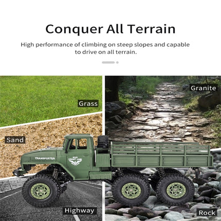 JJR/C 1:18 2.4Ghz 4 Channel Remote Control Dongfeng 7 Six-wheeled Armor Truck Vehicle Toy