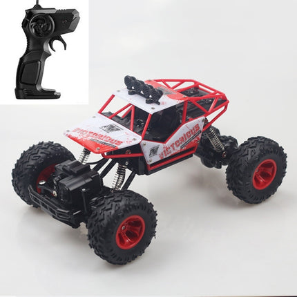 HD6026 1:16 Large Alloy Climbing Car Mountain Cross-country Four-wheel Drive Remote Control Car Toy, Size: 28cm, HD6026 1:16(Black), HD6026 1:16(Blue), HD6026 1:16(Red), HD6026 1:16(Silver)