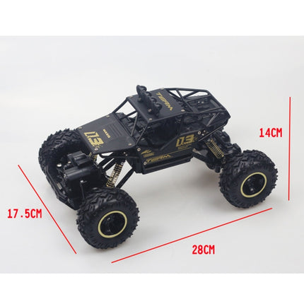 HD6026 1:16 Large Alloy Climbing Car Mountain Cross-country Four-wheel Drive Remote Control Car Toy, Size: 28cm, HD6026 1:16(Black), HD6026 1:16(Blue), HD6026 1:16(Red), HD6026 1:16(Silver)