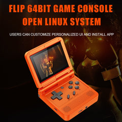 Powkiddy V90 3.0 inch IPS Screen 64-bit Retro Handheld Game Console with 16GB Memory, V90 / Red, V90 / Yellow, V90 / Black